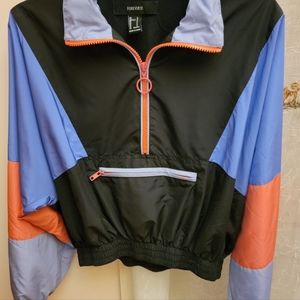 Forever 21 jacket Small nylon pullover with front pocket